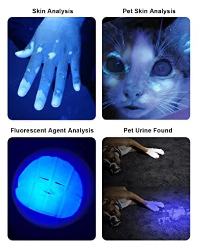 Handheld Facial Skin Care Analyzer, Wood Lamp for Pet Urine Test