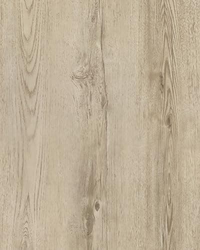 GloryTik Light Brown Wood Grain Peel and Stick Wallpaper