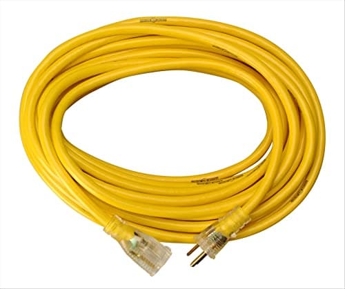 Yellow Jacket Heavy Duty 25Ft 12 Gauge Weather Resistant Extension Cord