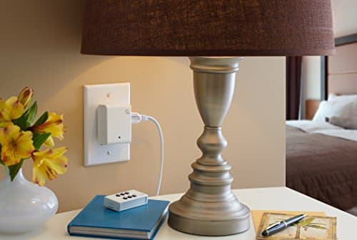 Wireless Remote Control Timer for Indoor Use with Countdown; 1 Polarized Outlet; White