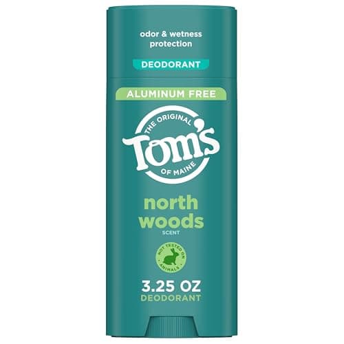 Tom’s of Maine Aluminum-Free Natural Deodorant 3.25 oz | Goes on Clear | Odor & Wetness Protection