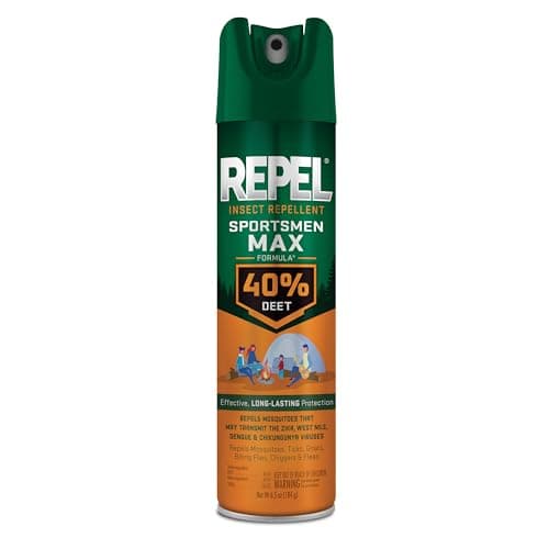 Sportsman Max Insect Repellent, 40% DEET, Mosquito & Tick Protection (6.5 fl oz)