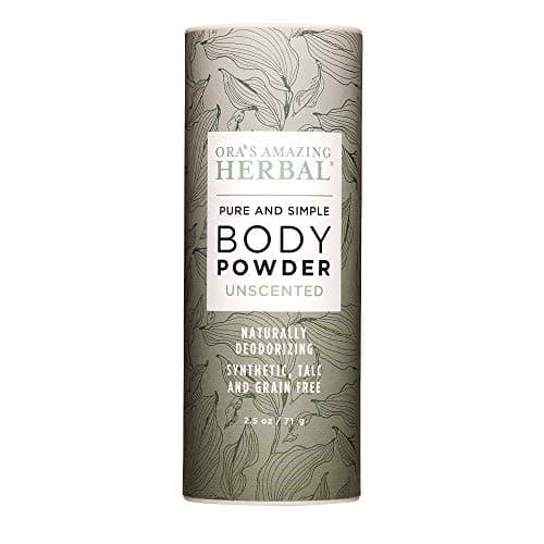 Talc Free Body Powder, Grounding Scent, Lavender & Vetiver, 2.5 oz — Unscented