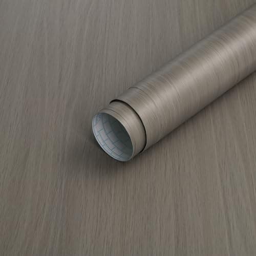 Heroad Brand Natural Wood Grain Contact Paper for Cabinets 17.7"x78.7" — Grey Wood