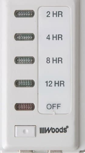 Woods 59014WD In-Wall 12-Hour Digital Countdown Timer