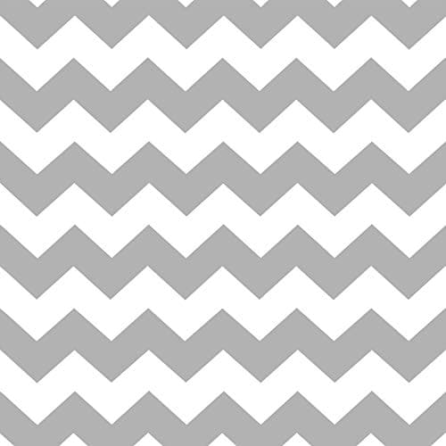 Cordinate 8 Ft 3-Outlet Flat Plug Extension Cord — Gray/Chevron