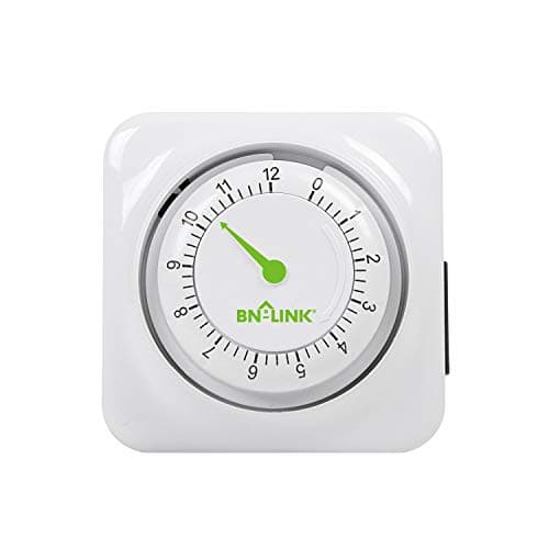 BN-LINK 12 Hour Energy Saving Countdown Timer, ETL Listed, 1875W for Kitchen(phone charger, lamps)