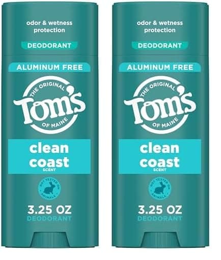 Tom’s of Maine Aluminum-Free Natural Deodorant 3.25 oz | Goes on Clear | Odor & Wetness Protection — Clean