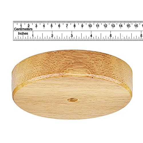 Arturesthome Natural Wood Ceiling Canopy Kit for Pendant Lights
