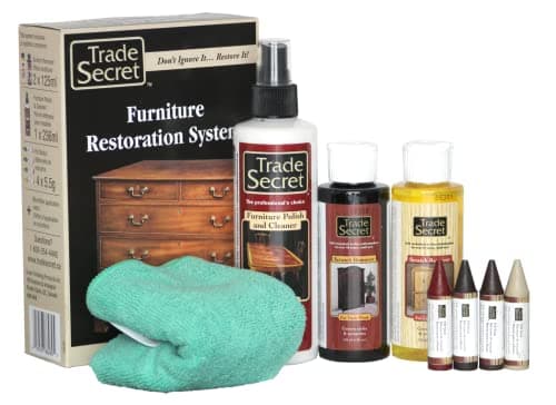 Trade Secret Scratch Concealer for Wood Furniture Defects — Light and Dark Wood