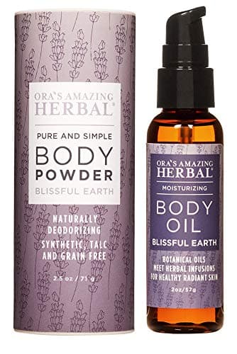 Talc Free Body Powder, Grounding Scent, Lavender & Vetiver, 2.5 oz — Body Powder & Body Oil Blissful