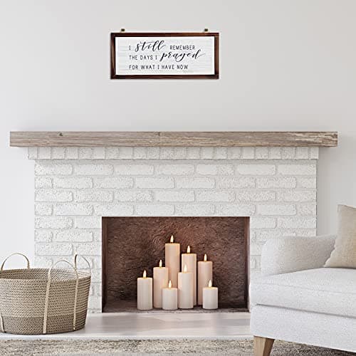 Rustic Wooden Sign for Home and Garden White Background