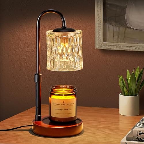 Briever Dimmable Candle Warmer Lamp with Timer for Jar Candles