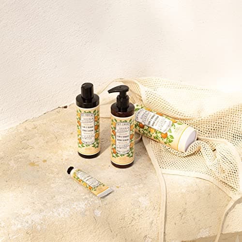 Panier des Sens Orange Blossom Foaming Body Wash - Moisturizing Soap with Glycerin & Olive Oil - 8.45 oz Vegan