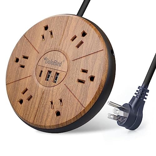 High-Power 6-Outlet Surge Protector with USB-C PD, Fast Charging & Circuit Breaker Safeguard