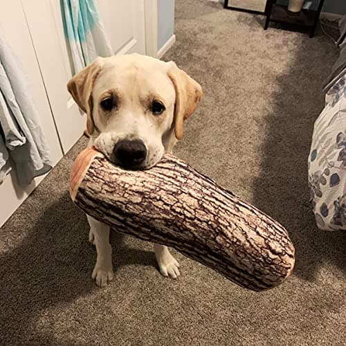 HYSEAS 3D Digital Print Kids' Funny Wood Log Throw Pillow Cylinder