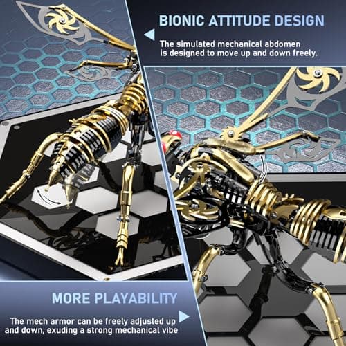 Bumblebee Metal 3D Puzzles for Adults: Advanced DIY Crafts