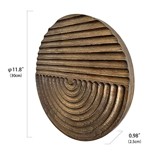 Musanpou Hand-carved Wood Wall Decor for Farmhouse and Country-style Interiors