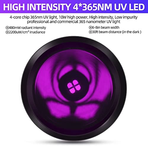 UV Blacklight Flashlight for Pet, Resin Curing