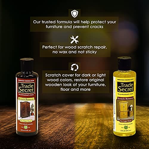 Trade Secret Scratch Concealer for Wood Furniture Defects