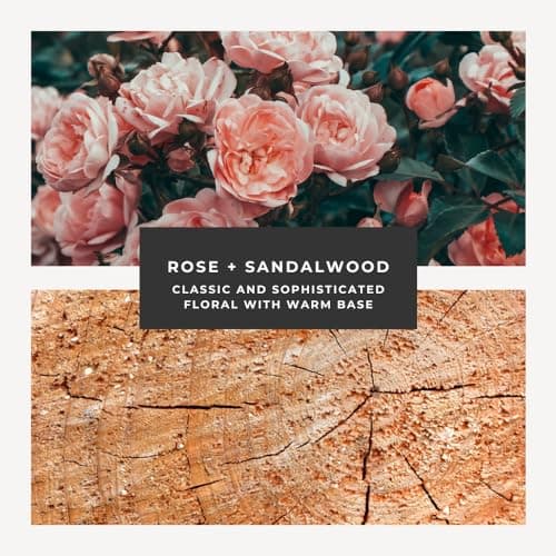 Rose and Sandalwood Perfume Oil for Women