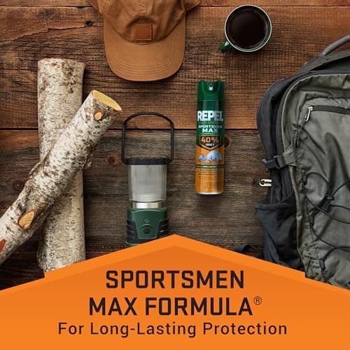 Sportsman Max Insect Repellent, 40% DEET, Mosquito & Tick Protection (6.5 fl oz)