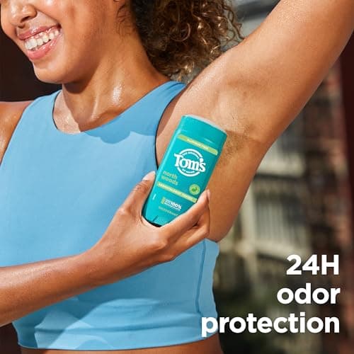 Tom’s of Maine Aluminum-Free Natural Deodorant 3.25 oz | Goes on Clear | Odor & Wetness Protection