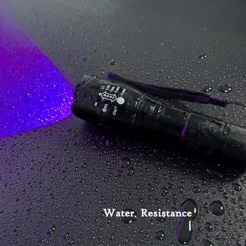 365nm & 395nm UV Flashlight Wood's Lamp Black Light for Pet Stains & Scorpion Detection LED Torch