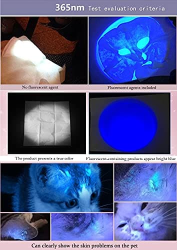 DARKBEAM 2-Pack 365nm UV Light Flashlight for Dog Urine Detection & Resin Curing