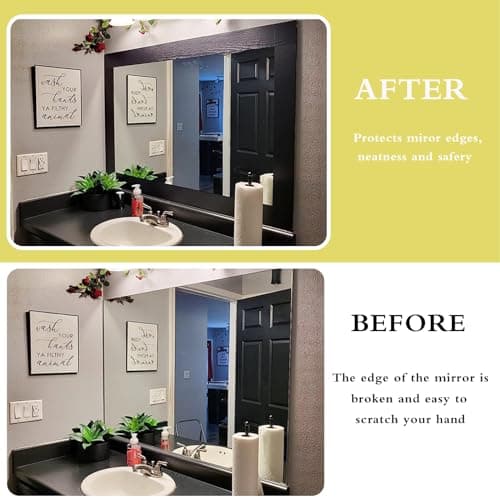 10M Black Wood Grain Waterproof Bathroom Tile Sticker Wallpaper