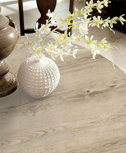 GloryTik Light Brown Wood Grain Peel and Stick Wallpaper