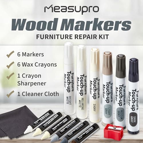 Wood Scratch Repair Kit - 13 Light Colors, Furniture Touch-Up Pens