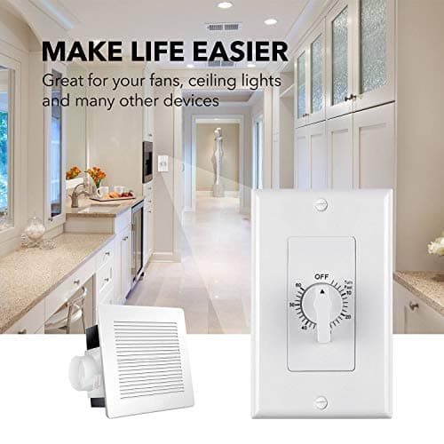 BN-LINK Heavy Duty 60-Minute Spring Wound Countdown Timer Switch