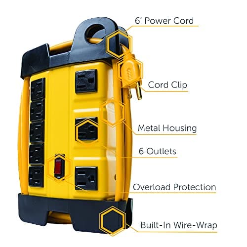 Compact Power Strip for Woods