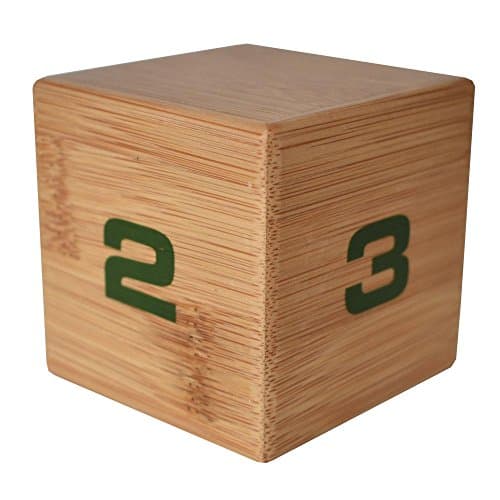 Miracle TimeCube: Natural Bamboo 1-4 Minute Timer