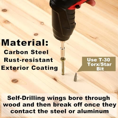Trailer Deck Screws for Metal Construction