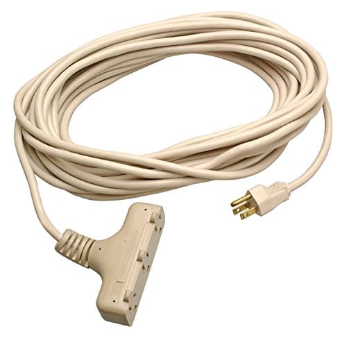 Yard Master Deck Extension Cord, 40 ft, Beige — Beige 3-Outlet