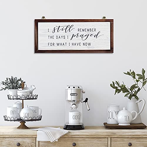 Rustic Wooden Sign for Home and Garden White Background