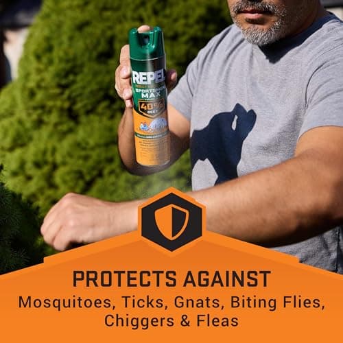 Sportsman Max Insect Repellent, 40% DEET, Mosquito & Tick Protection (6.5 fl oz)