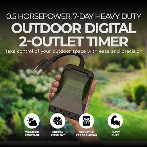 Outdoor Digital Timer for Coleman Cable 50014