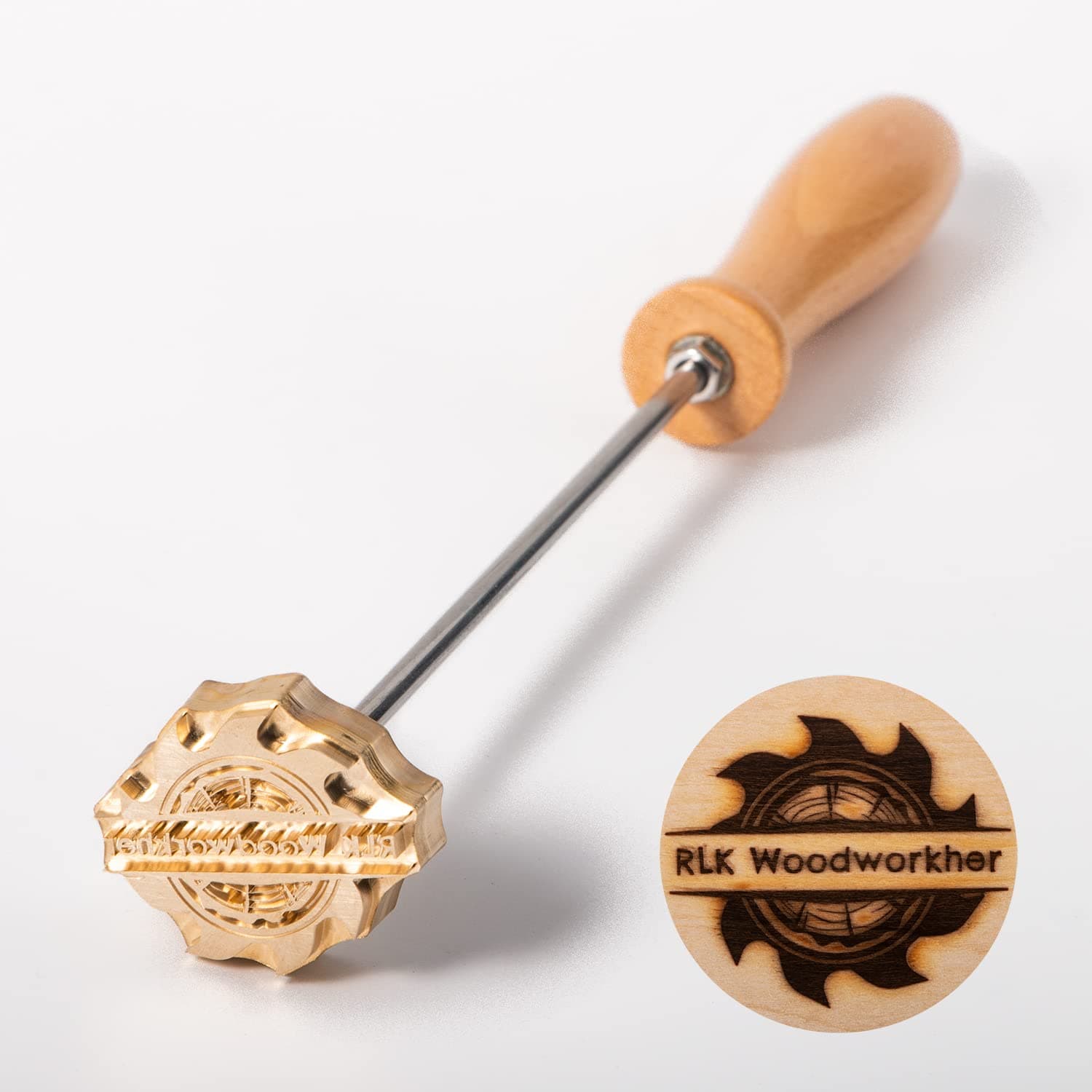 Personalized Custom Metal Branding Iron for Wood, Leather, Wedding, Meat, Paper, Plastic (1.5)