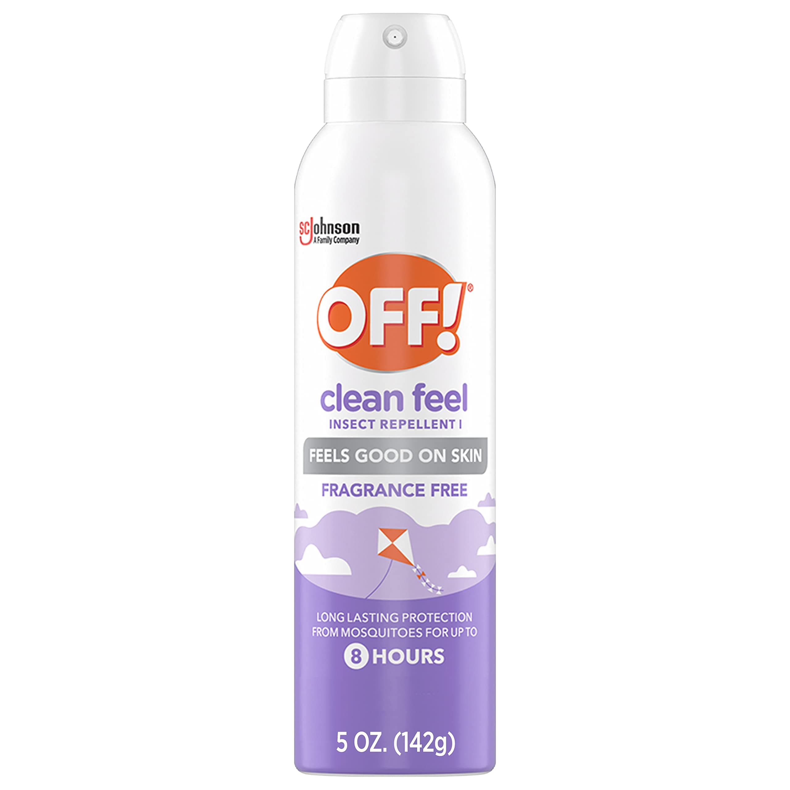 OFF! Clean Feel 20% Picaridin Insect Repellent, Long Lasting Mosquito Protection, 5 oz
