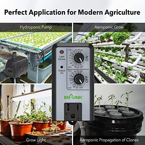 BN-LINK Dusk to Dawn Intermittent Timer for Hydroponics