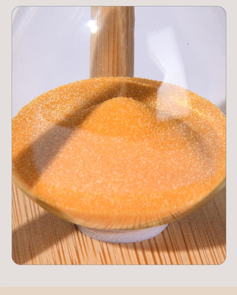 Gold Unbreakable 1-Minute Bamboo Sand Timer