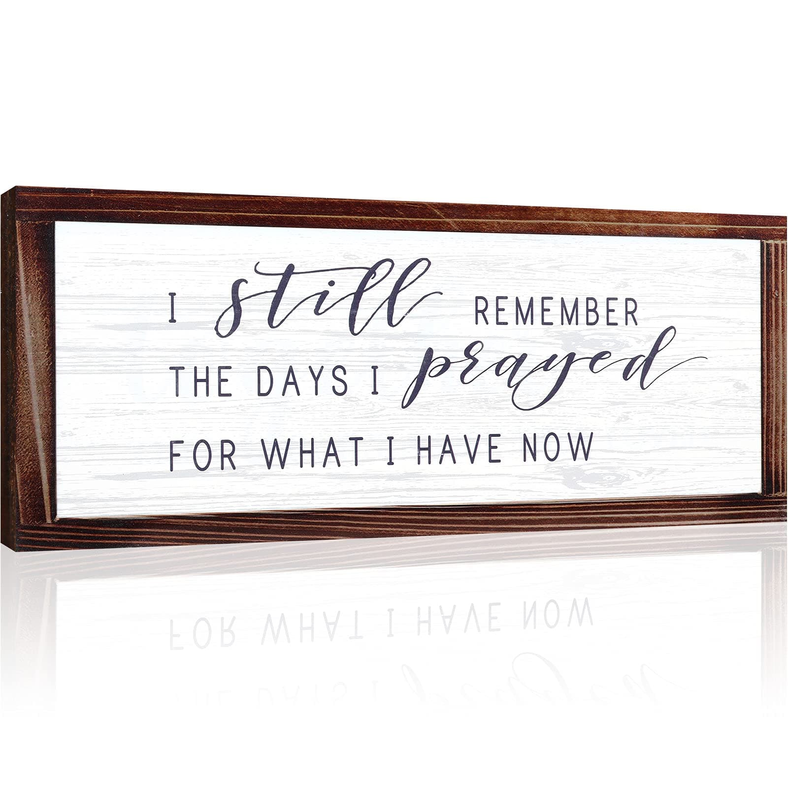Rustic Wooden Sign for Home and Garden White Background