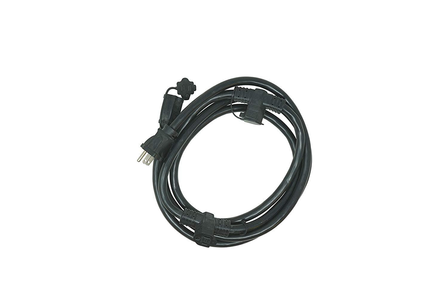 Compact 9Ft Extension Cord, 14 Gauge, General Purpose, Black