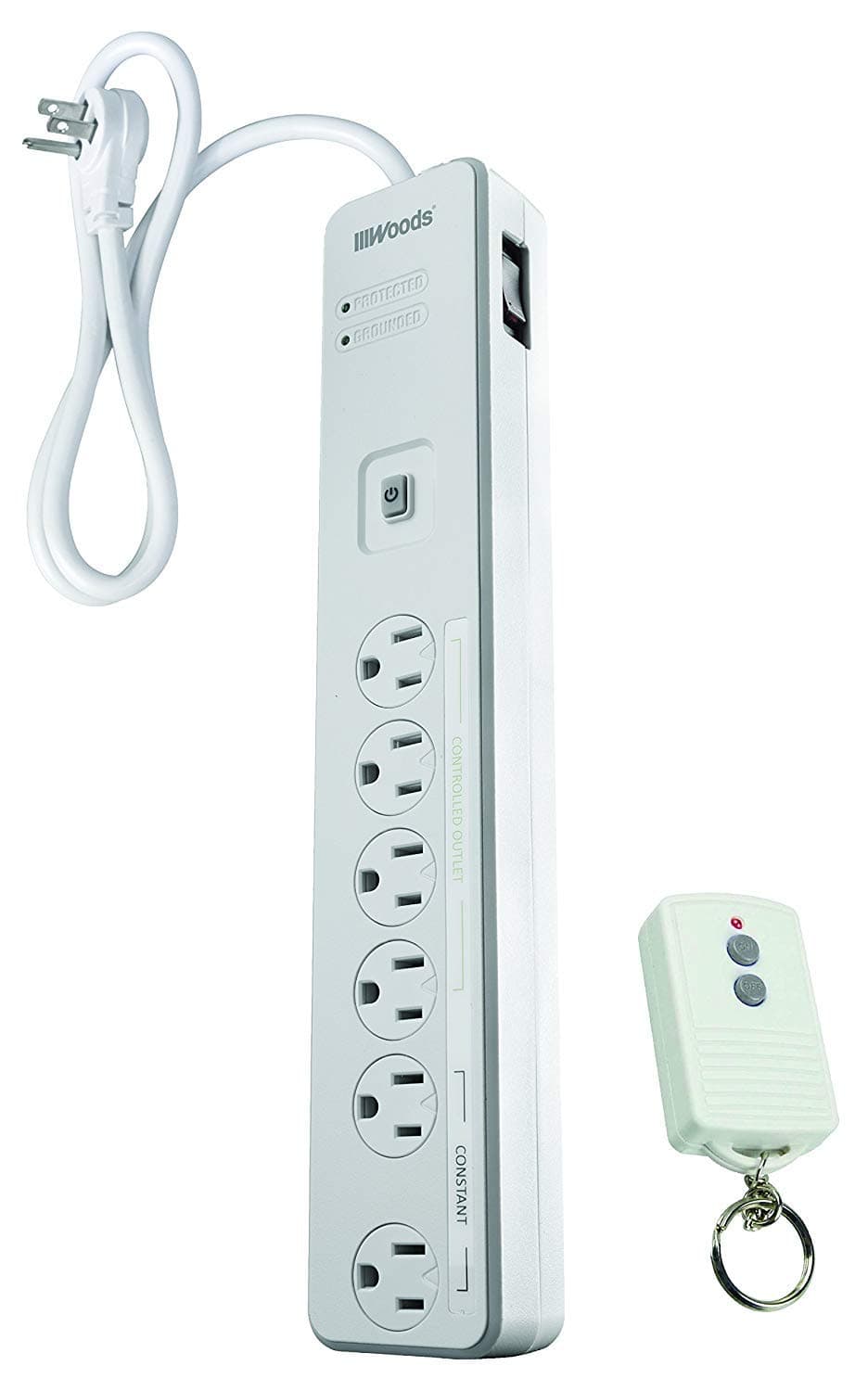 Energy Saving Surge Protector Power Strip for Remote Control