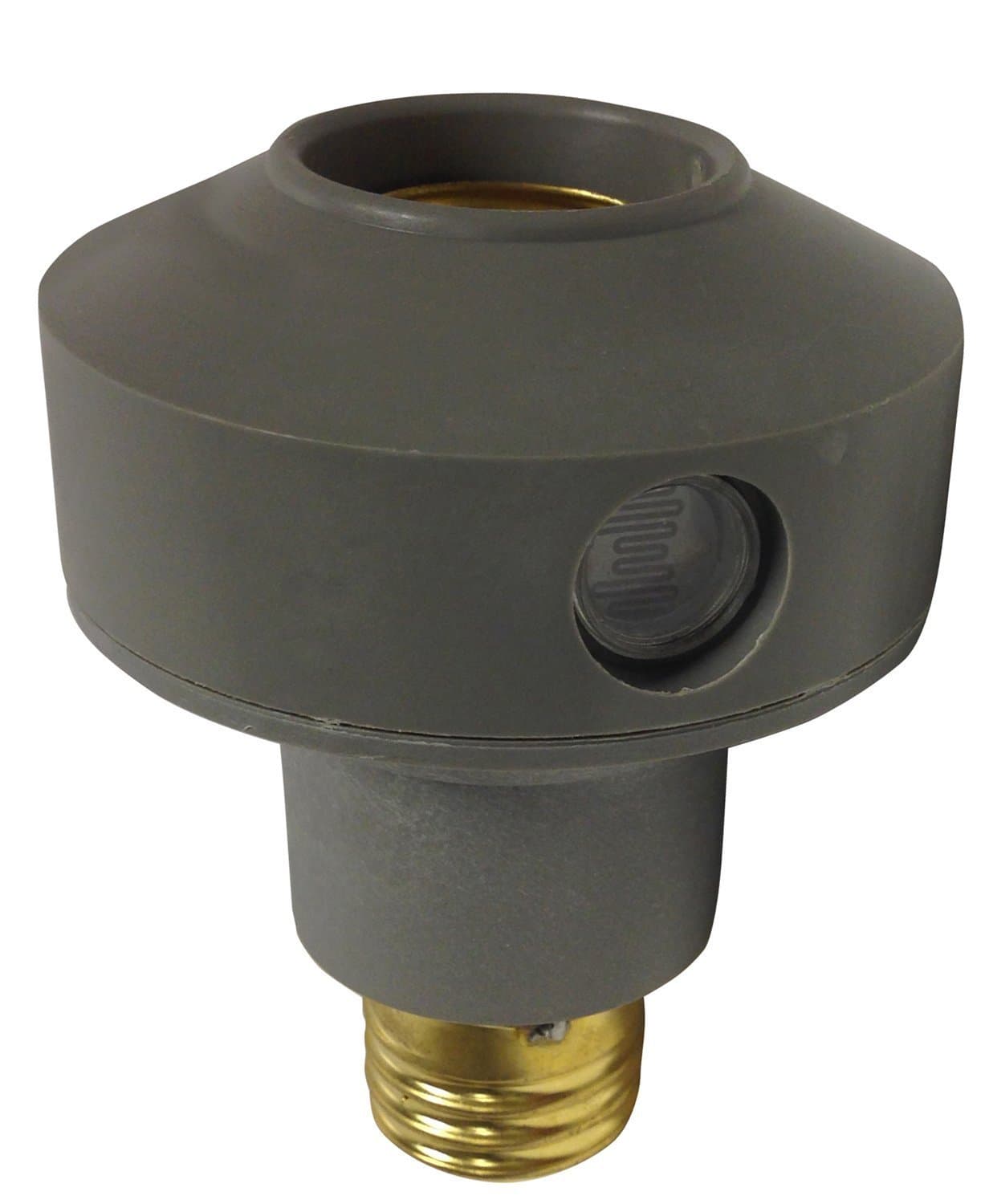 Woods 1472WD Outdoor Floodlight with Light Sensor; Grey