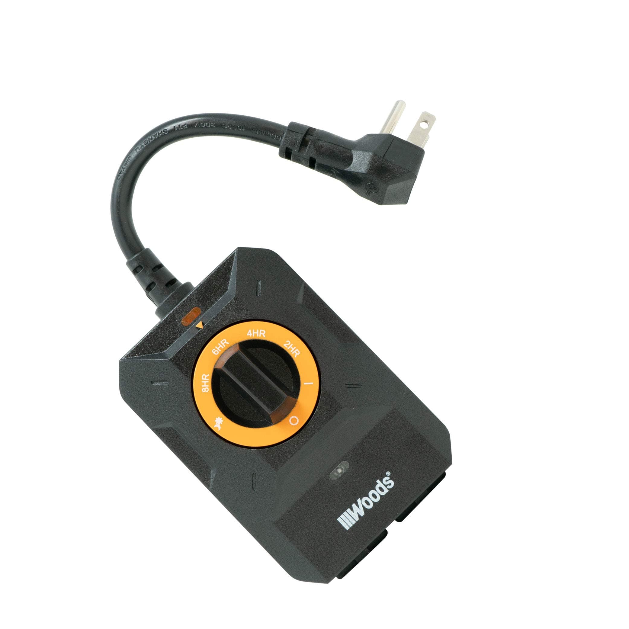 Outdoor Lighting Timer for Dusk to Dawn, 2 Grounded Outlets