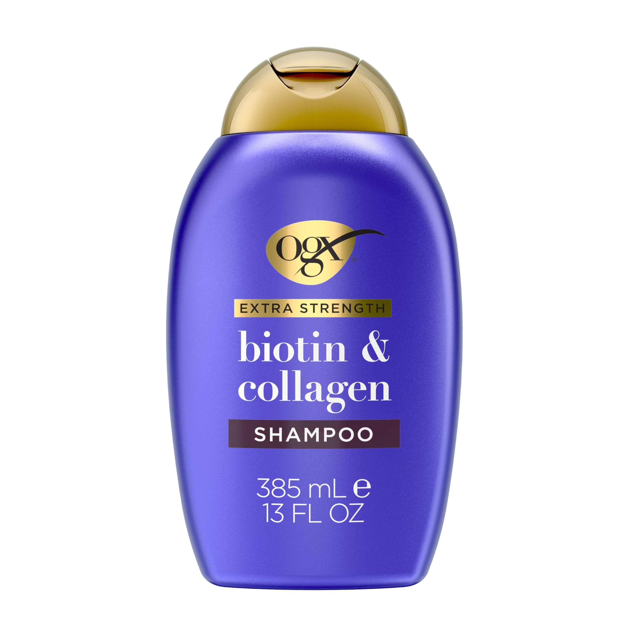 OGX Thick & Full Volumizing Shampoo for Fine Hair with Biotin & Collagen, 13 Fl Oz
